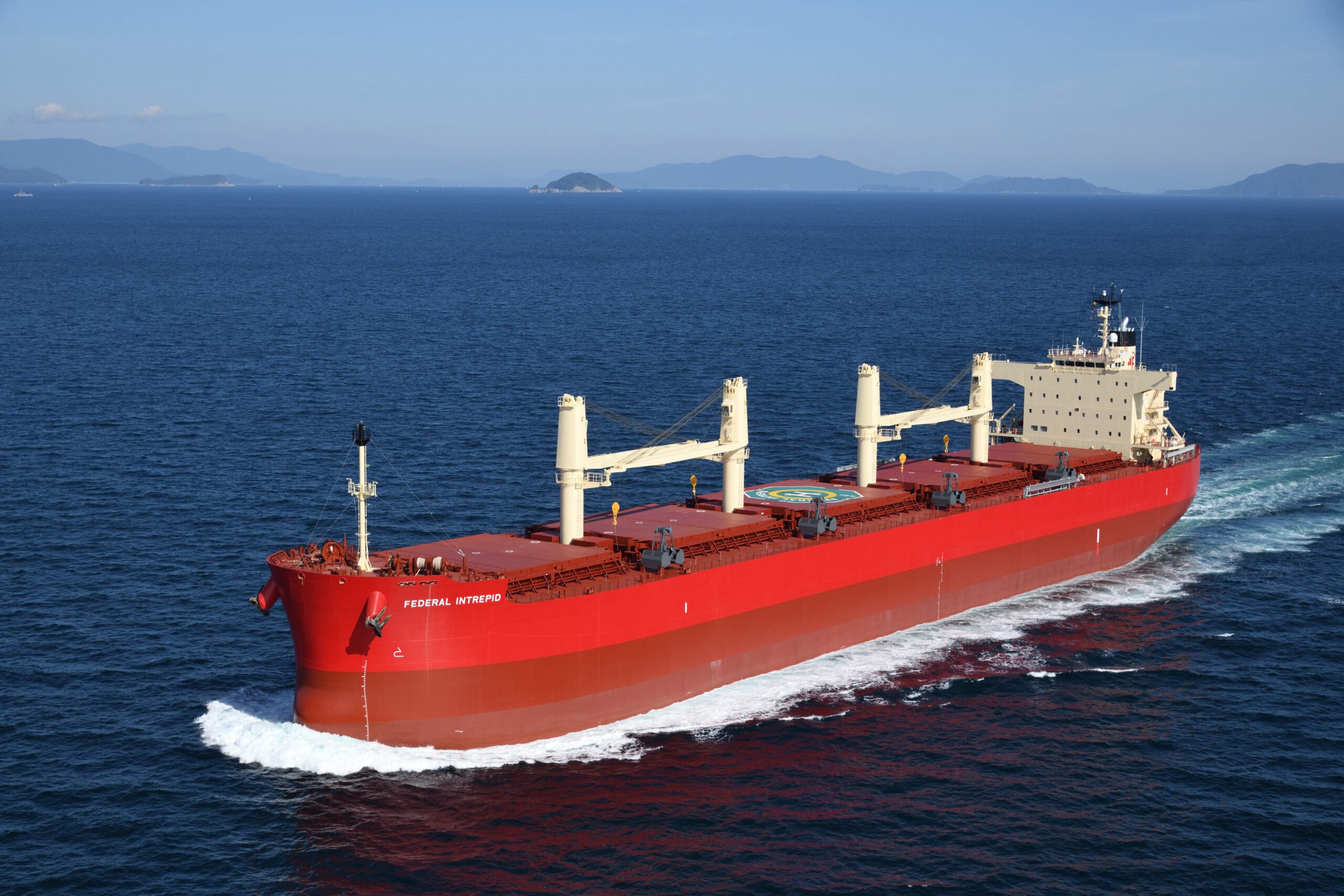 64,000載貨重量トン型ばら積み運搬船「FEDERAL INTREPID」竣工 – 新笠